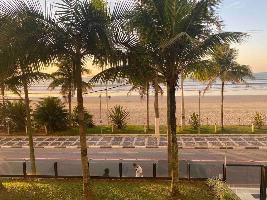 Apto Pe Na Areia - Praia Das Asturias Guaruja-Sp Kültér fotó